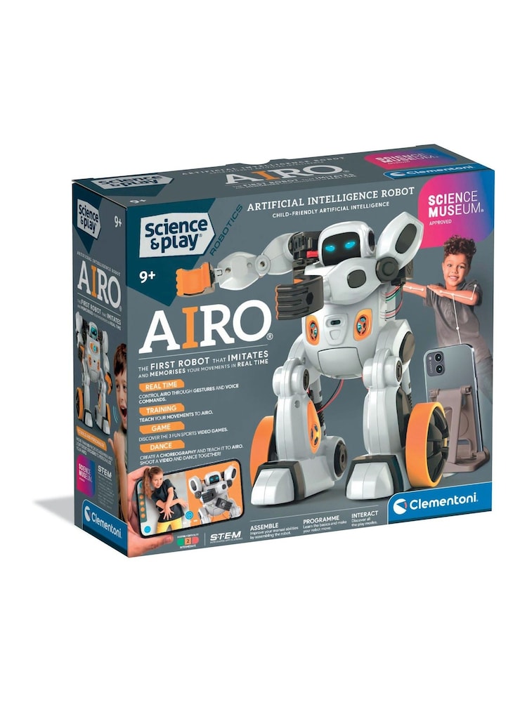 Clementoni No Colour Science Museum AIRO  Artificial Intelligence Robot - Image 1 of 5