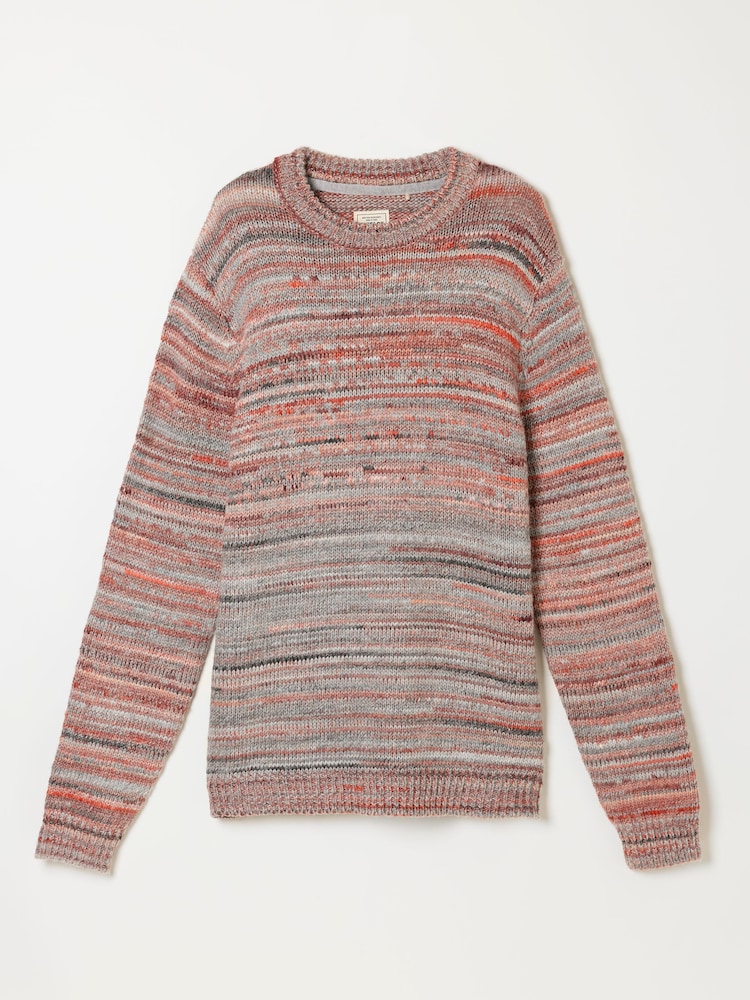 FatFace Natural Ombre Crew Neck Knitted Jumper - Image 6 of 6 FatFace Natural Ombre Crew Neck Knitted Jumper - Image 6 of 6