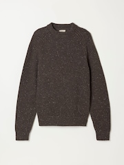 FatFace Penton Chestnut Brown Crew Neck Jumper - Image 6 of 6