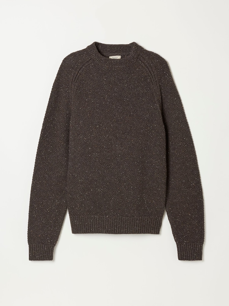 FatFace Penton Chestnut Brown Crew Neck Jumper - Image 6 of 6 FatFace Penton Chestnut Brown Crew Neck Jumper - Image 6 of 6
