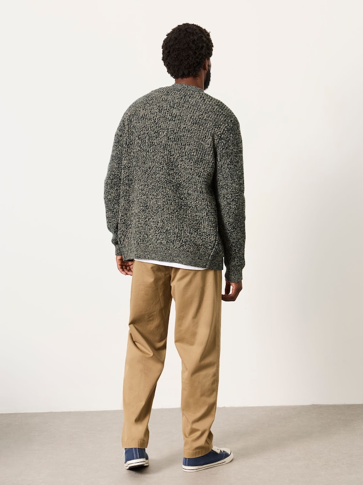 FatFace Penton Dark Green Knitted Cardigan - Image 2 of 5 FatFace Penton Dark Green Knitted Cardigan - Image 2 of 5