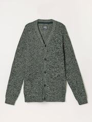 FatFace Penton Dark Green Knitted Cardigan - Image 7 of 7