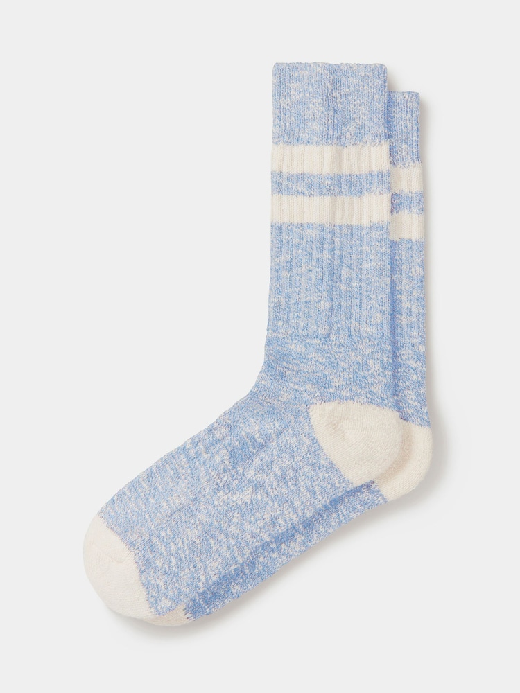 Aubin Blue Acer Stripe Socks - Image 1 of 1