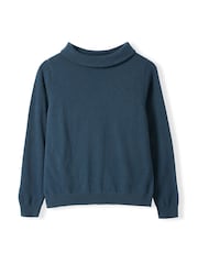 Celtic & Co. Blue Slim Boat Neck Jumper - Imagen 6 de 6