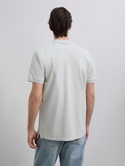 Scalpers Grey Basic Skull Polo Shirt - Image 2 of 4