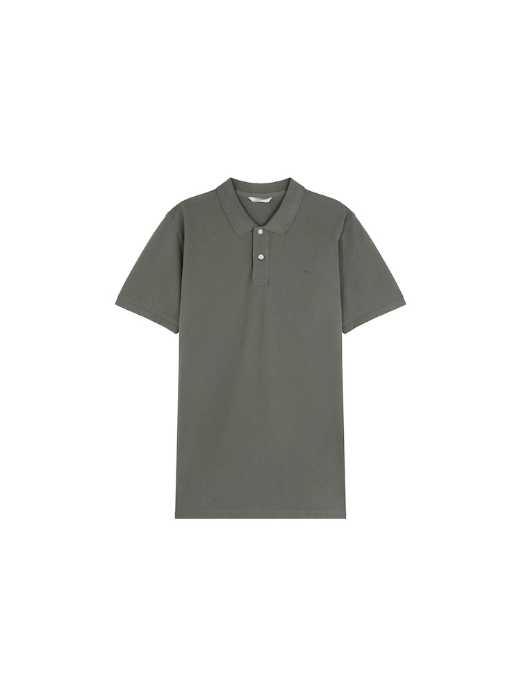 Scalpers Light Green Basic Skull Polo Shirt - Image 4 of 4 Scalpers Light Green Basic Skull Polo Shirt - Image 4 of 4