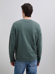 Scalpers Green Embroidered Skull Sweatshirt - Image 2 of 4