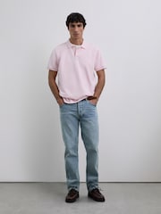 Scalpers Pink Basic Skull Polo Shirt - Image 2 of 5