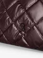 Scalpers Red Quilted Skull Tote Bag - Image 4 of 4