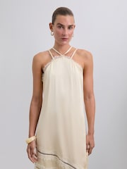 Scalpers Cream Satin Camisole Top - Image 1 of 4