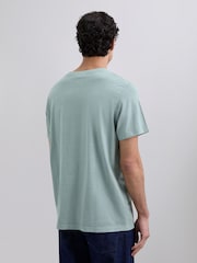 Scalpers Fluro Green Embroidered Skull T-Shirt - Image 2 of 4