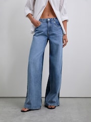 Scalpers Blue Two Tone Jeans - Image 1 of 4