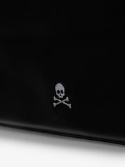 Scalpers Black Animal Print Detail Shopper Bag - Image 4 of 5