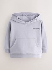 smALLSAINTS Light Blue Underground Oversized Younger Pullover Hoodie - Image 6 of 9
