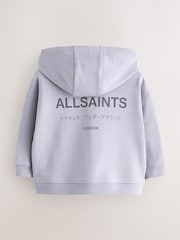 smALLSAINTS Light Blue Underground Oversized Younger Pullover Hoodie - Image 7 of 9