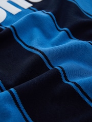 Blue Rolling Stones Football Polo Shirt - Image 6 of 7