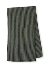 Celtic & Co Blue Men'S Lambs Vertical Strip Scarf - Image 2 of 4