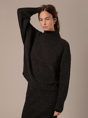 Celtic & Co Grey Luxe Flecked Dolman Jumper - Image 3 of 8