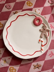 Set of 2 Multi Christmas Food Side Plates - Image 6 of 8