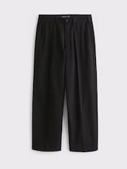 Abercrombie & Fitch Black Baggy Open Hem Trouser - Image 1 of 2