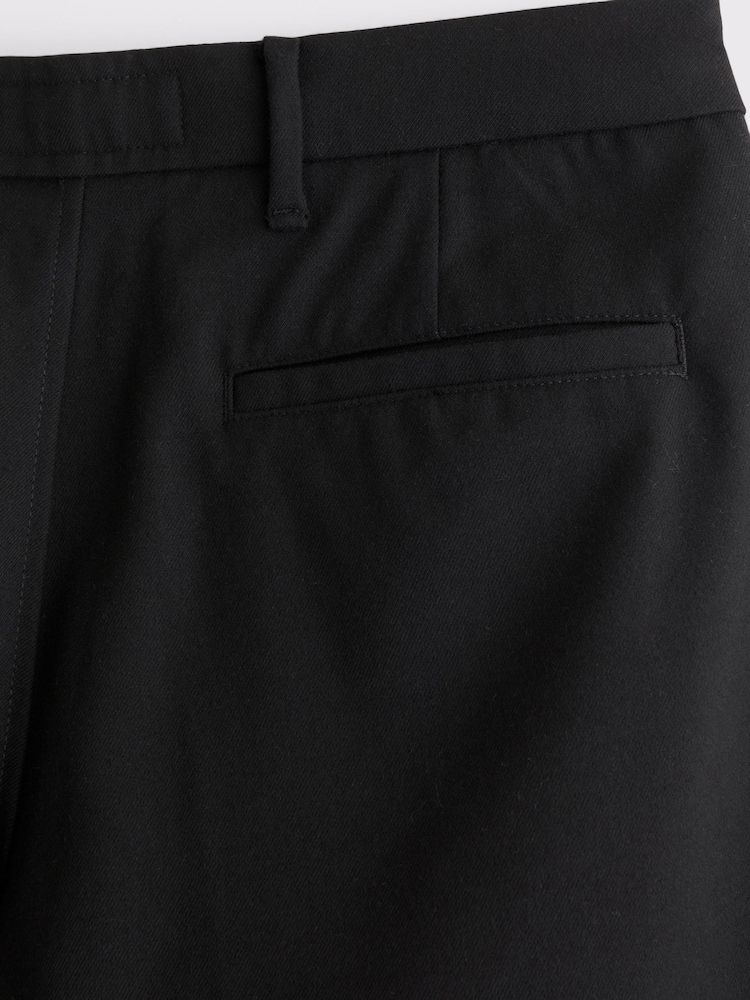 Abercrombie & Fitch Black Baggy Open Hem Trouser - Image 2 of 2 Abercrombie & Fitch Black Baggy Open Hem Trouser - Image 2 of 2