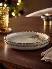 Set of 2 Natural Christmas Gingerbread Side Plates - Image 2 of 4