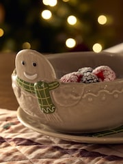Set of 3 Natural Christmas Gingerbread Childrens Dining Set - Image 4 of 5