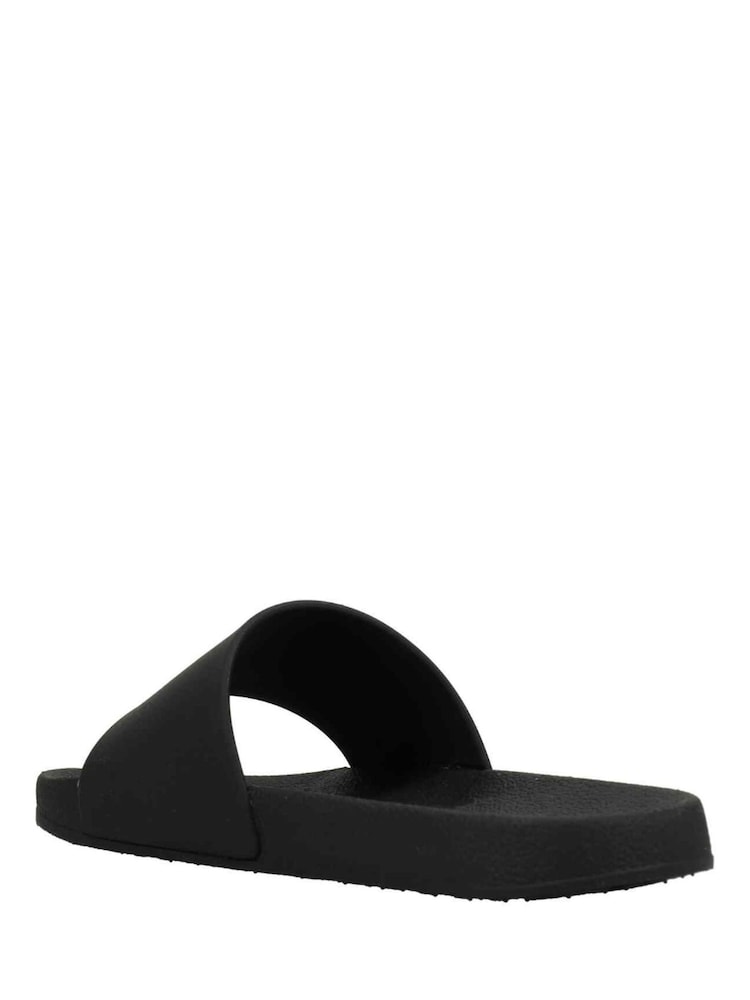 Polo Ralph Lauren Black Lennon Sliders - Image 2 of 11