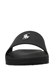 Polo Ralph Lauren Black Lennon Sliders - Image 6 of 11