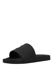Polo Ralph Lauren Black Lennon Sliders - Image 8 of 11