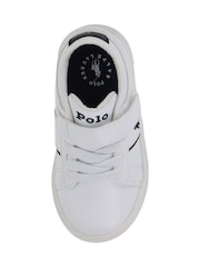 Polo Ralph Lauren White Frazier Ps Trainers - Image 6 of 6