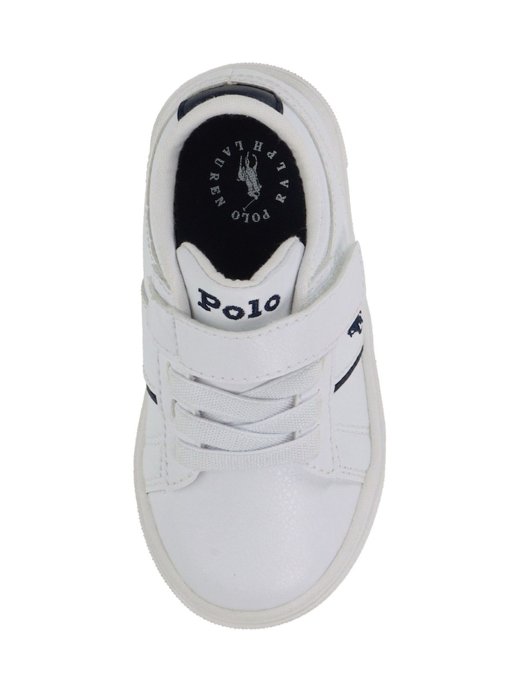 Polo Ralph Lauren White Frazier Ps Trainers - Image 6 of 6