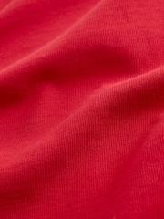 Bold Red Relaxed Fit Heavyweight T-Shirt - Image 7 of 7