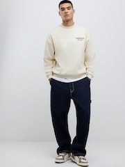 River Island Regular Fit Palais Car Sweatshirt - Imagem 4 de 4