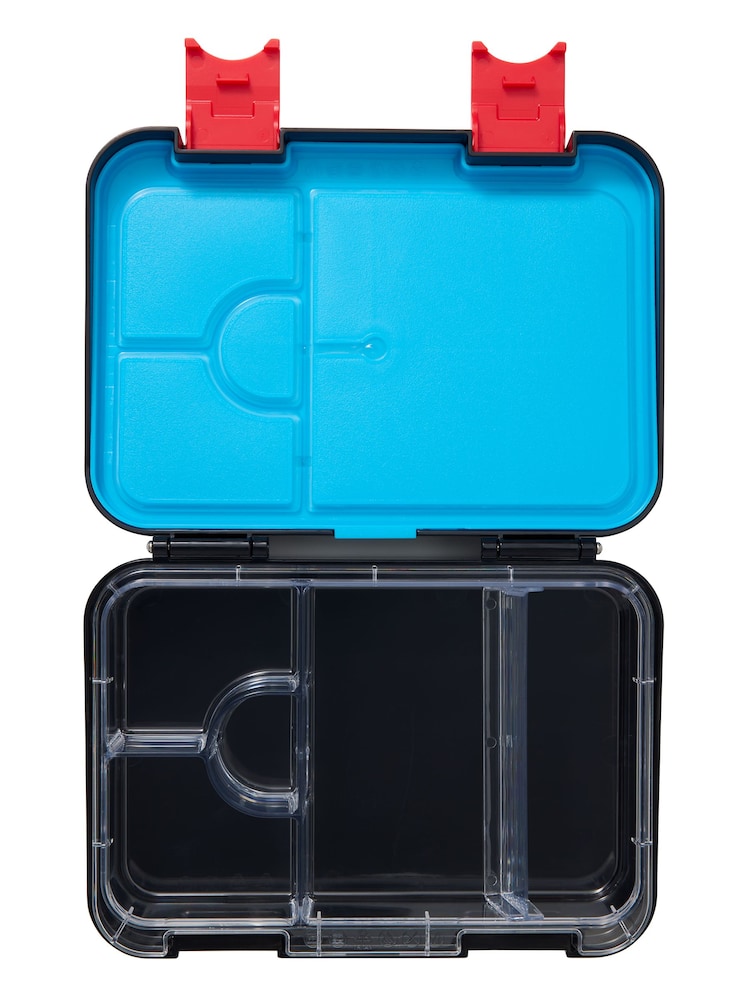 Smiggle Black Marvel Medium Bento Lunchbox - Image 3 of 3 Smiggle Black Marvel Medium Bento Lunchbox - Image 3 of 3