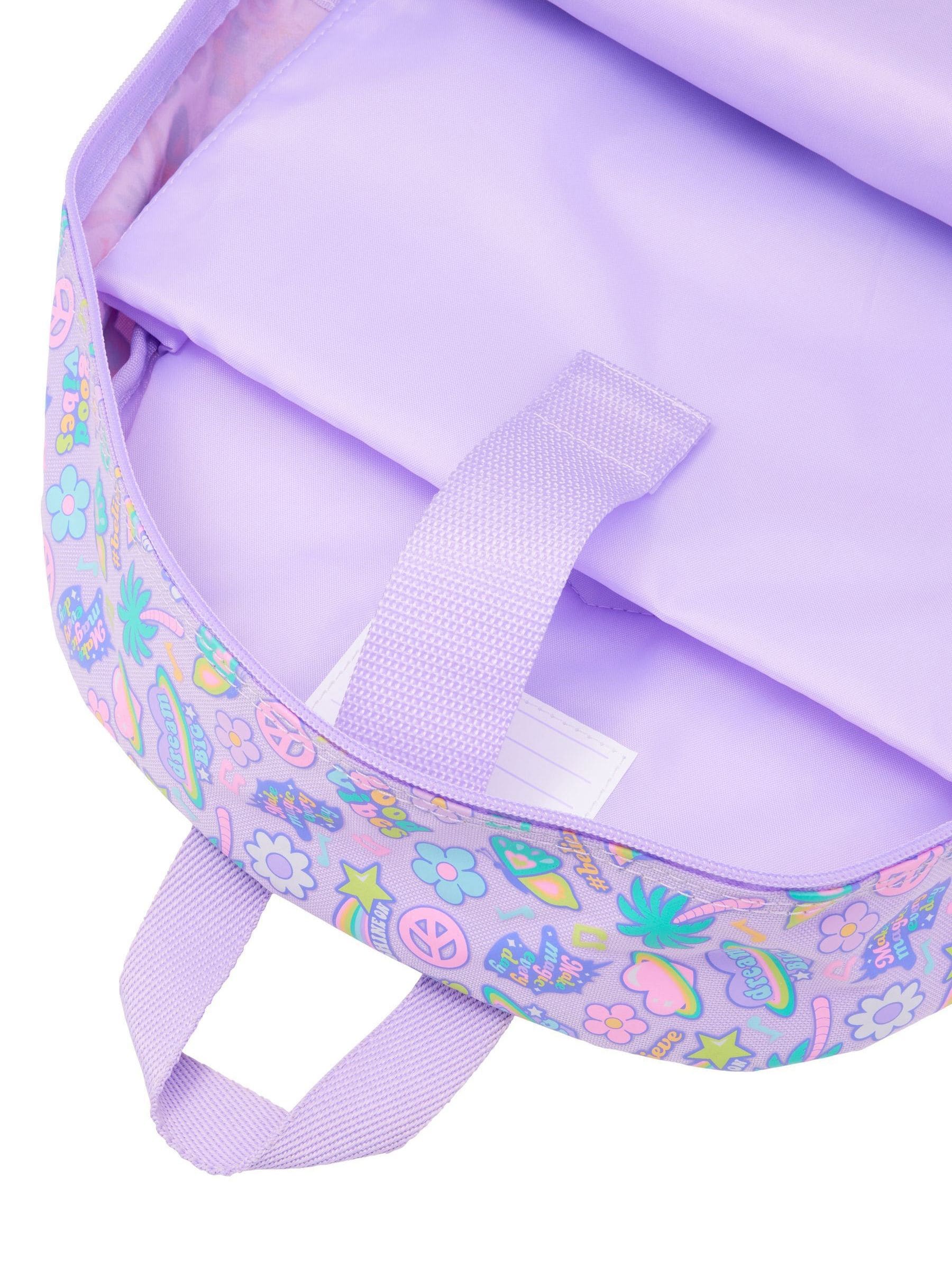 Buy Smiggle Purple All Stars Classic Attach Backpack from Next USA