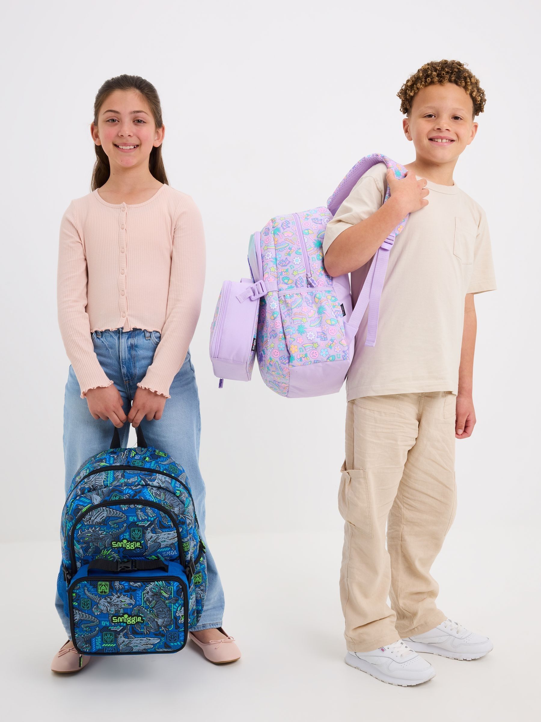 Buy Smiggle Purple All Stars Classic Attach Backpack from Next USA