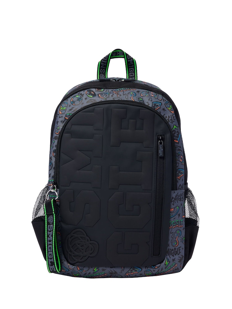 Smiggle Black Smiggler Classic Backpack - Image 1 of 3 Smiggle Black Smiggler Classic Backpack - Image 1 of 3
