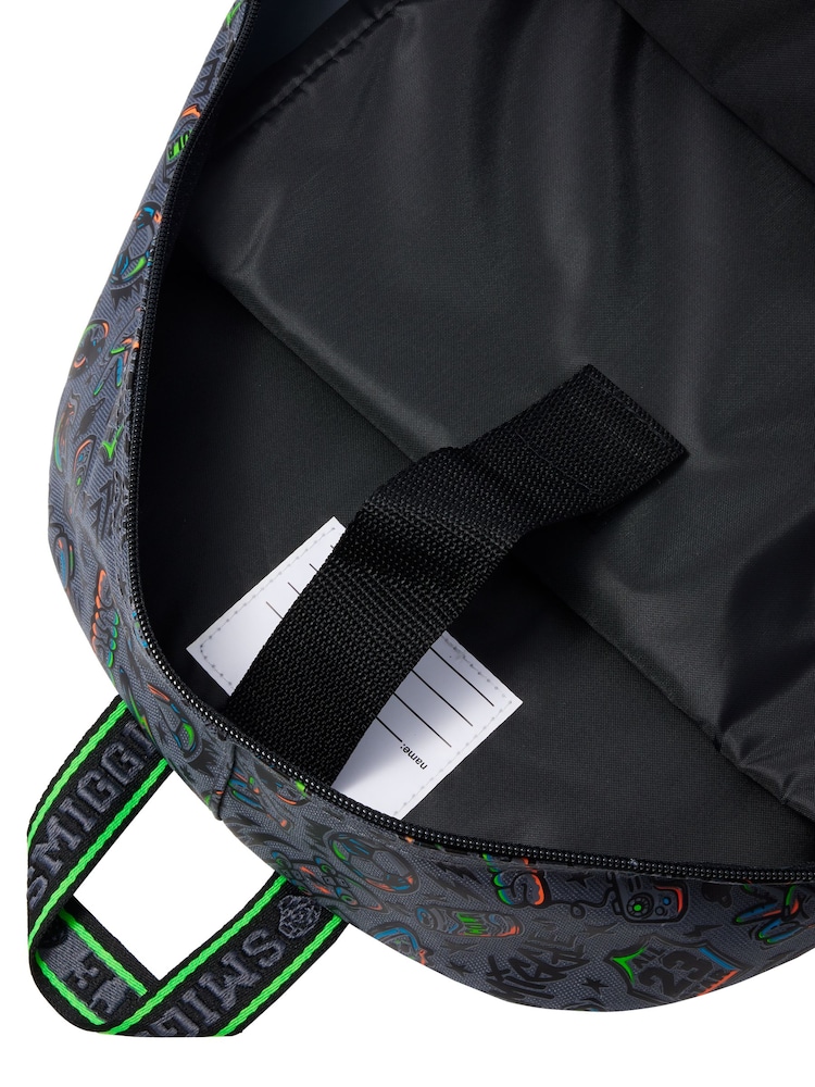 Smiggle Black Smiggler Classic Backpack - Image 3 of 3 Smiggle Black Smiggler Classic Backpack - Image 3 of 3