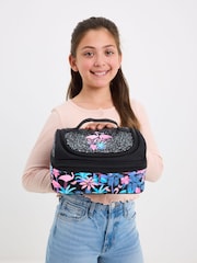 Smiggle Black All Stars Double Decker Lunchbox - Image 3 of 4