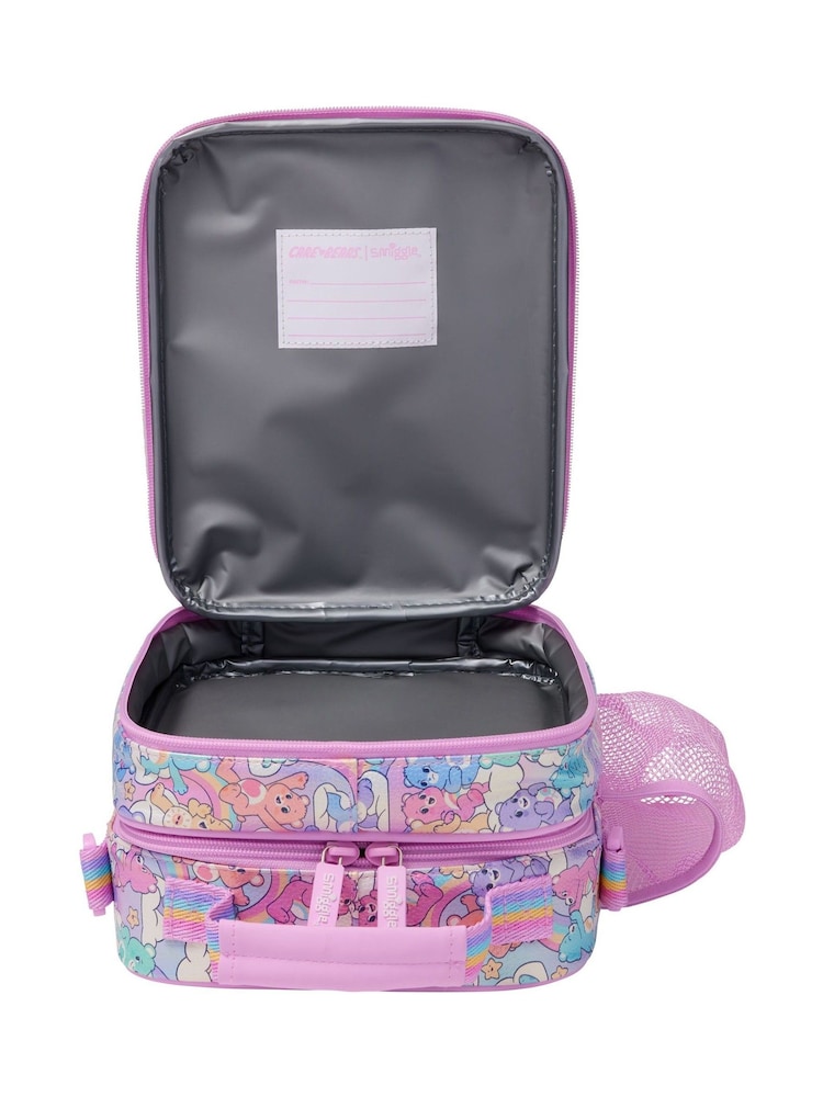 Smiggle Pink Care Bears Hardtop Level Lunchbox With Strap - Image 2 of 2 Smiggle Pink Care Bears Hardtop Level Lunchbox With Strap - Image 2 of 2