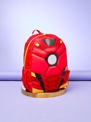 Smiggle Black Marvel Iron Man Junior Hoodie Backpack - Image 1 of 3
