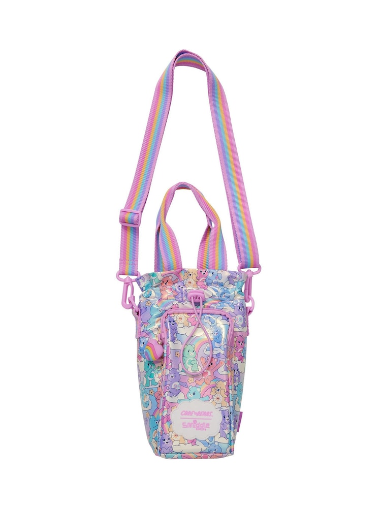 Smiggle Pink Care Bears Bottle Bag With Strap - Image 1 of 4 Smiggle Pink Care Bears Bottle Bag With Strap - Image 1 of 4