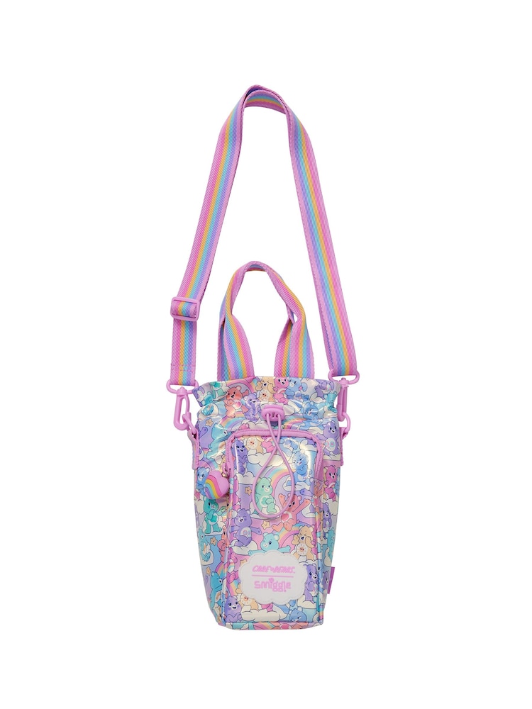 Smiggle Pink Care Bears Bottle Bag With Strap - Image 2 of 4 Smiggle Pink Care Bears Bottle Bag With Strap - Image 2 of 4