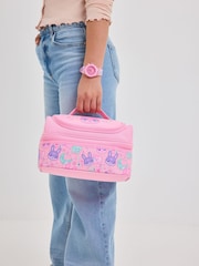 Smiggle Pink All Stars Double Decker Lunchbox - Image 3 of 5