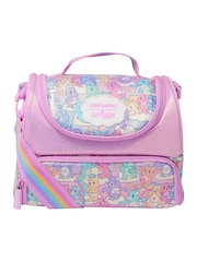 Smiggle Pink Care Bears Large Double Compartment Lunchbox With Strap - Image 1 of 2