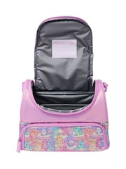 Smiggle Pink Care Bears Large Double Compartment Lunchbox With Strap - Image 2 of 2