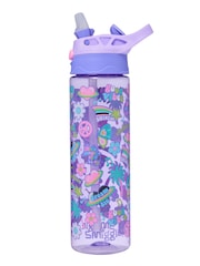 Smiggle Purple All Stars Flip Top Plastic Drink Bottle 650Ml - Image 2 of 2