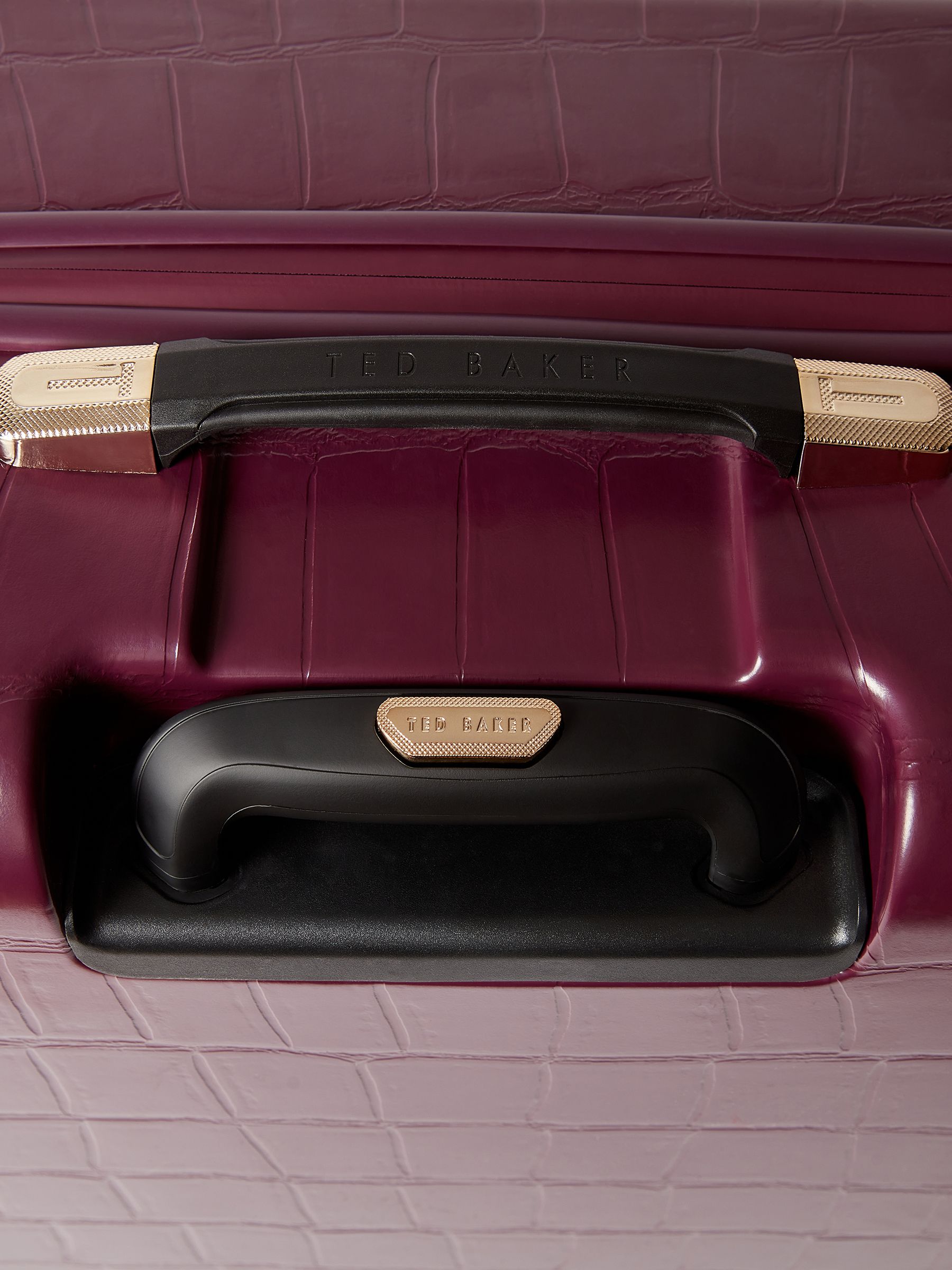 Buy Ted Baker Red Icon Case Croc Medium Suitcase from Next USA