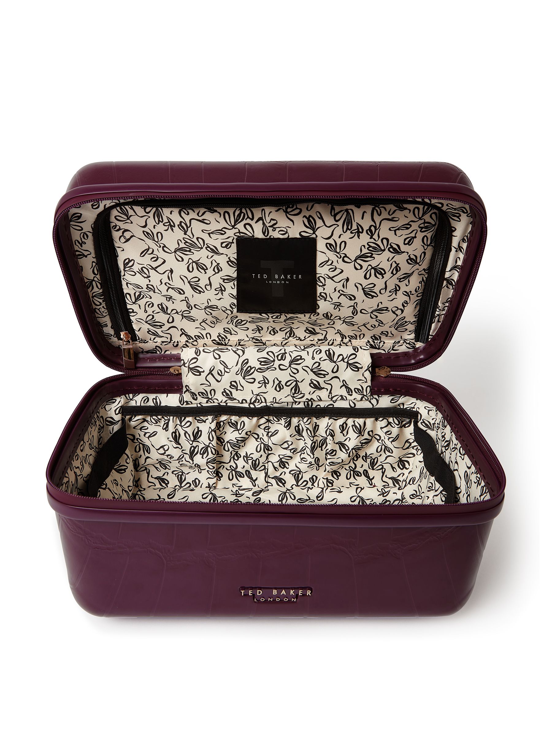 Buy Ted Baker Purple Icon Croc Vanity Case from Next USA